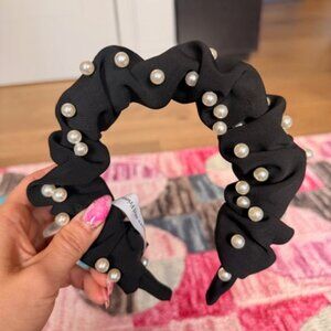 Friends & Lovers Black Pearl Embellished Headband